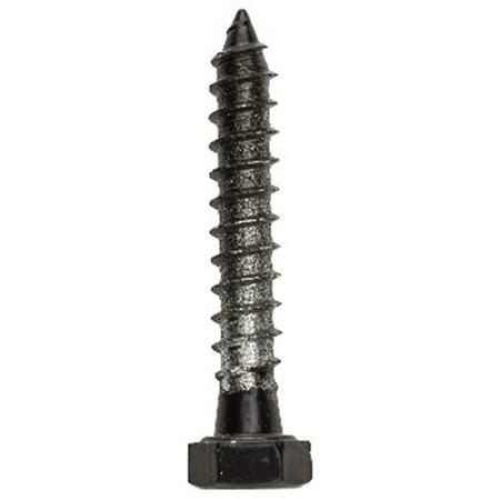 National Mfg Spectrum Brands Hhi 0.25 x 1 in. Lag Bolt Black, 5PK 208657